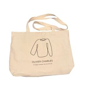 Oliver Charles Canvas Tote Bag A Single Sweater For All Of Life